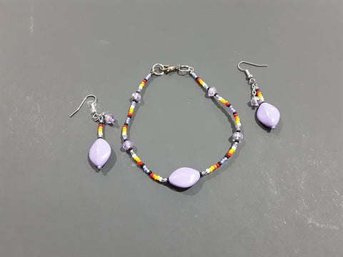 Bracelet & earrings set 6