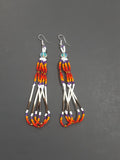 Beaded quill earrings # 2