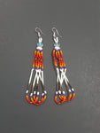 Beaded quill earrings # 2