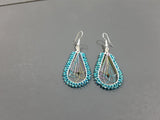 Beaded Dream catcher earrings#14