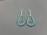 Beaded Dream catcher earrings#14