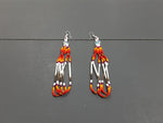 Beaded quill earrings # 3