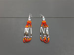 Beaded quill earrings # 3