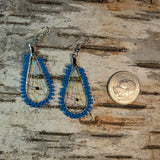 Beaded Rainbow Dream Catcher Dangle Earrings