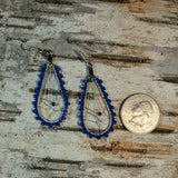 Beaded Rainbow Dream Catcher Dangle Earrings